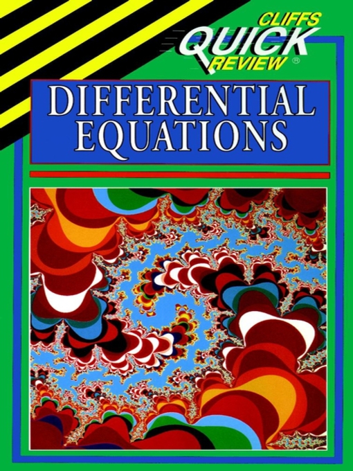 Title details for CliffsQuickReview Differential Equations by Steven A. Leduc - Available
